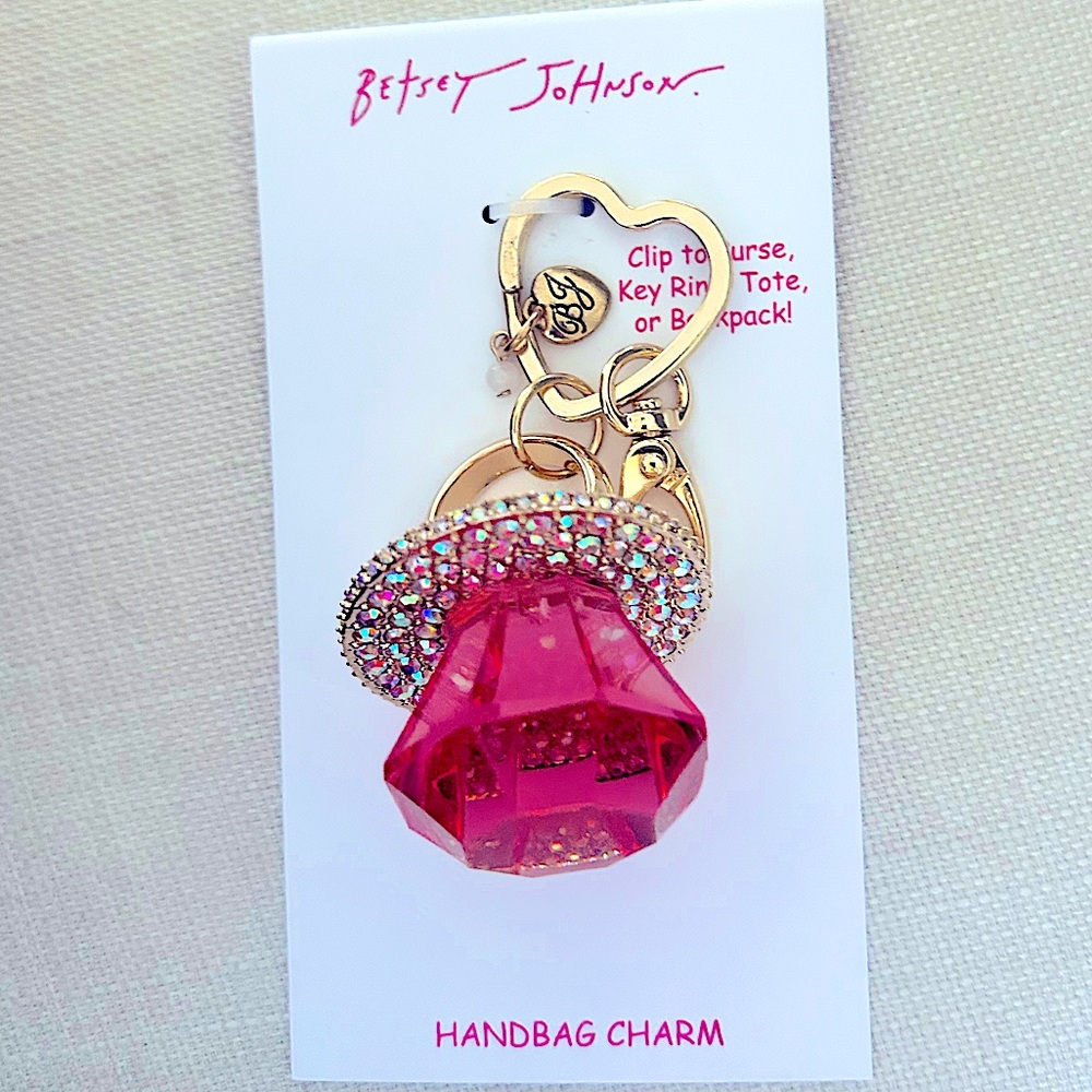 NWT Betsy Johnson Keychain